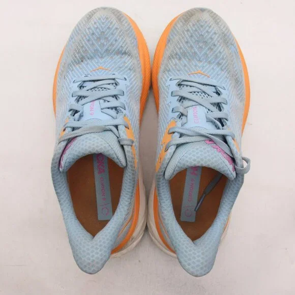 Hoka One One Clifton 9 Women's 6.5 B Blue Running Shoes Sneakers 1127896 ABIW - Picture 9 of 10